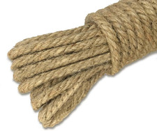100 Natural Thick Strong Jute Rope 65 Feet 5Mm 3 Ply Hemp Rope Cord for Arts Cr