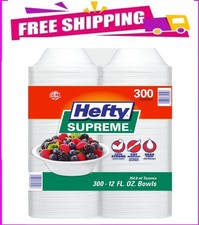 Hefty Supreme Heavyweight Foam Bowls, 12 oz., 300 ct.