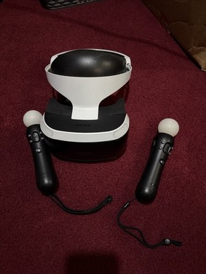 Sony PlayStation VR2 PS5 VR Headset + 2 Sense Controllers Tested Barely Used