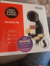 NESCAFÉ DOLCE GUSTO DeLonghi Piccolo XS Pod Kapsel Kaffeemaschine. Schwarz. Neu