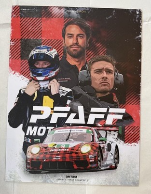 Pfaff Motorsport IMSA Porsche 16x12 Poster Daytona 24 Winners 2022 Rare