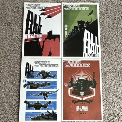 IDW The Transformers: All Hail Megatron Vol 1-4 TPB Set McCarthy Guidi