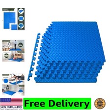 Puzzle Exercise Mat  in, EVA Interlocking Foam Floor Tiles for Home Gym, Mat...