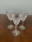 VTG SET(3) WATERFORD Crystal MAEVE Claret Wine Glasses SIGNED, IRELAND 6.5"H