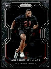 2020 Panini Prizm Anfernee Jennings Rookie New England Patriots #371