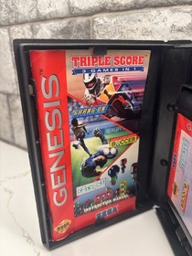 Triple Score: 3 Games in 1 (Sega Genesis, 1993)  Complete | Tested