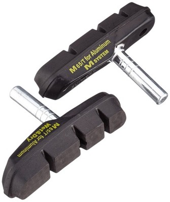 1 Pair Bicycle Brake Pads Shoes V Brake Blocks Set Universal Mountain City