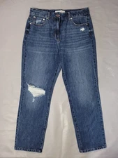 Next Jeans Size 14 R Loose High Waist Straight Fit