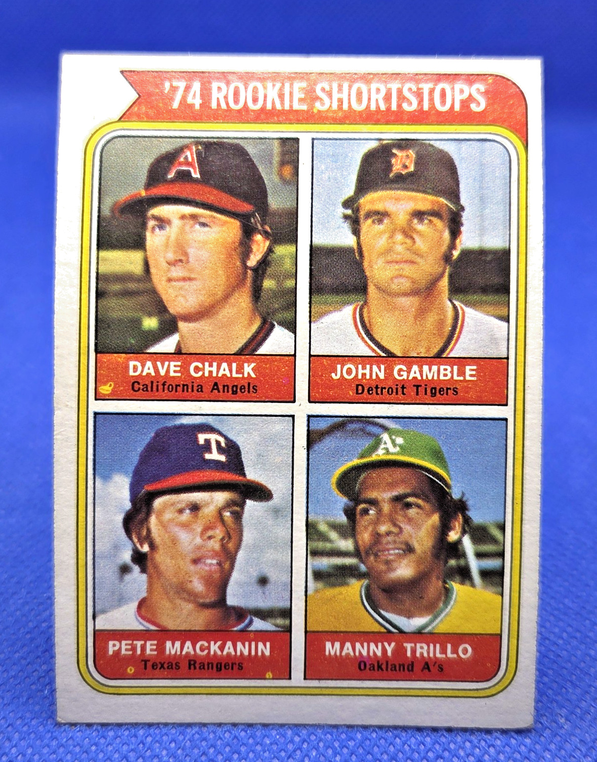 1974 Topps - Rookie Shortstops Manny Trillo, Pete Mackanin, Dave Chalk #597 (RC)