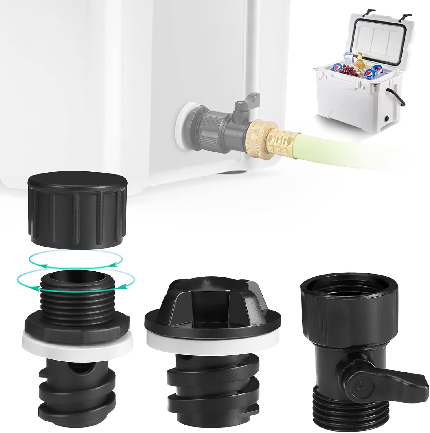 Drain Plug Hose Connection, Replacement Drain Plug With Gard