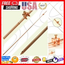 4ft Ground Rod with Attached Wire Clamp | Copper Grounding Rod Protects Elect...