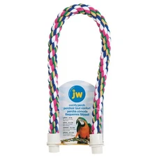 JW Pet Comfy Perch For Birds Flexible Multi-color Rope, Large Large, no Color
