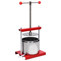 Vidaxl Obst- Und Weinpresse Edelstahl 6 L Neu