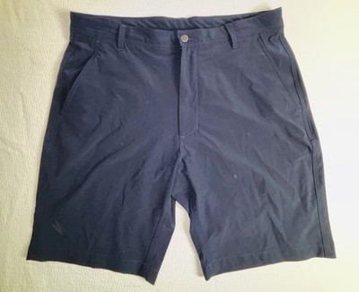 Footjoy FJ Navy Performance Golf Shorts Sz 34 Lightweight Stretch Athleisure 