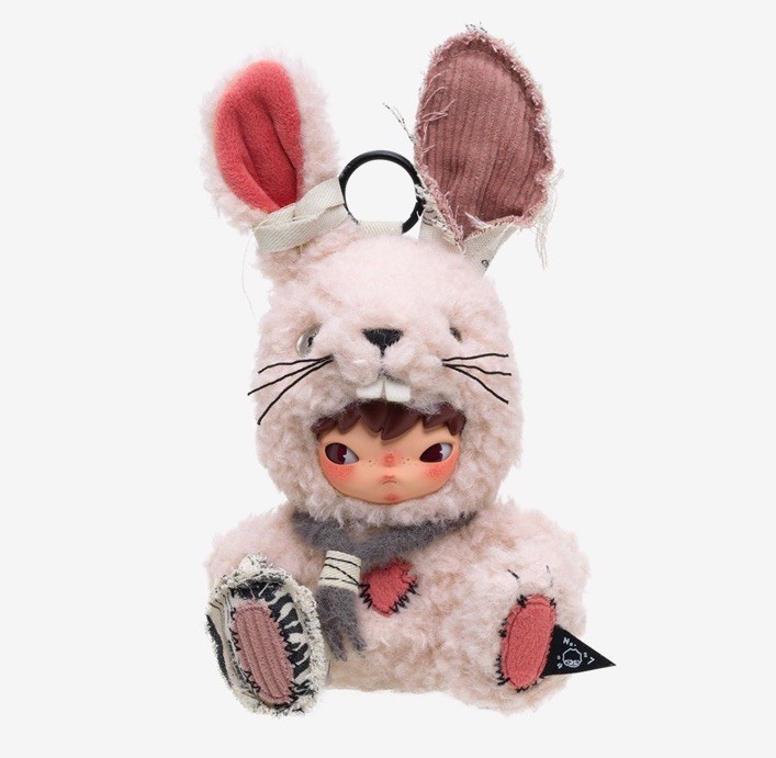 Authentic New POP MART Hirono Little Hare Plush Doll Pendant - US