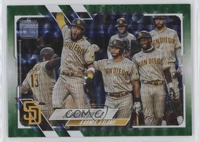 2021 Topps Checklist Green 77/499 San Diego Padres Fernando Tatis Jr #323 1t3