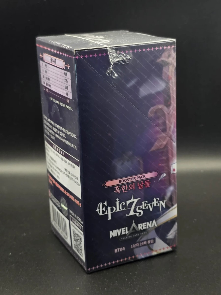 Epic Seven Nivel Arena BT04 Frost Days Booster Box 24 Packs Korean