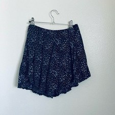 Abercrombie Kids Navy and White Floral Skater Skirt