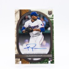2025 Topps Museum - Kumar Rocker - Archival Autograph RC Auto /199 - Rangers