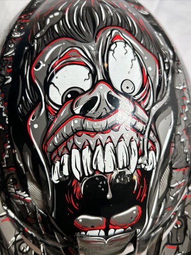 FLY RACING Monster Graphic Offroad Dirt Bike ATV Helmet Youth Large 51-52cm - Bild 12 von 15