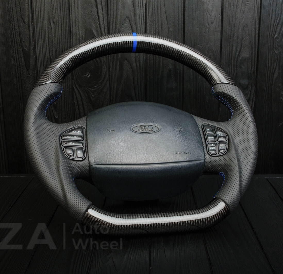 Ford Steering Wheel F150 F250 F350 F450 Excursion Super duty Carbon Fiber eBay