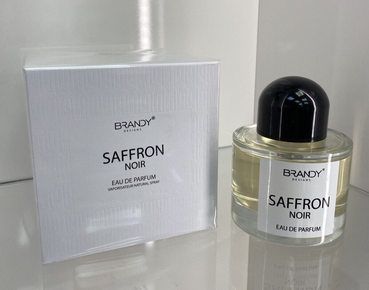 Brandy Design Saffron Noir Eau De Parfum 100ml Long Lasting Fragrance Scent