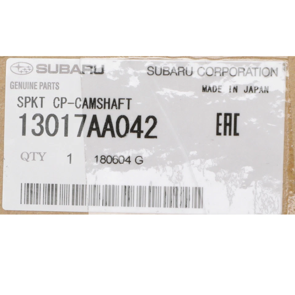 OEM NUEVO 1997-2012 Subaru Forester Impreza Passenger Sd árbol de levas engranaje 13017AA042 Foto 4 de 4