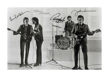 The Beatles 4 A4 signed mounted photograph picture poster Choice of frame