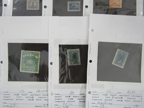 Nystamps US old revenue stamp collection high cost a25ne - Picture 10 of 10