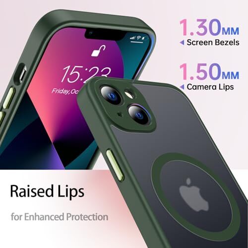 Magnetic for iPhone 13 Case with Privacy Screen Protectors X2 - Upgraded - Picture 3 of 7