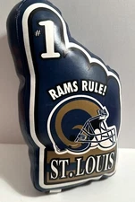Los Angeles Rams #1 Rams Rule Hand Suction Cup Hanger NFL Football No Tag