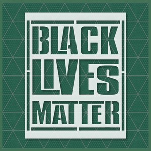 Black Lives Matter Stencil - BLM Raised Fist | eBay