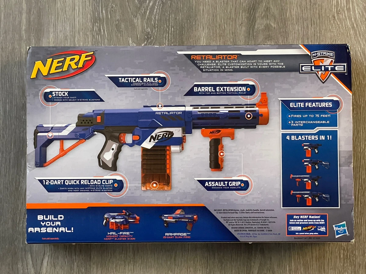 Hasbro Nerf N Strike Elite Xd Retaliator Nerf N Strike Elite Retaliator Blaster