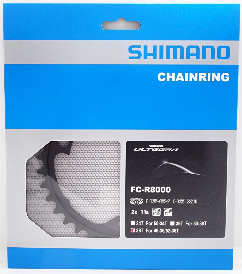 Shimano Ultegra FC-R8000 11 Speed 36T Chainring for 52-36T/ 46-36T Crankset