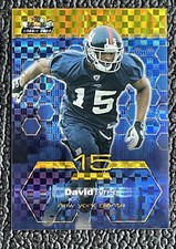 🔥DAVID TYREE 2003 TOPPS FINEST GOLD ROOKIE CARD X-FRACTOR REFRACTOR #'d /175!🔥