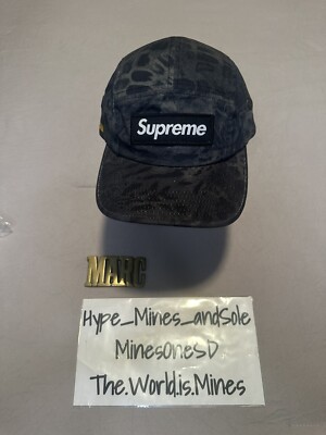 Brand New DS Supreme Military Camp Cap (SS22) Black Prym1 Brand New DS Supreme Military Camp Cap (SS22) Black Prym1