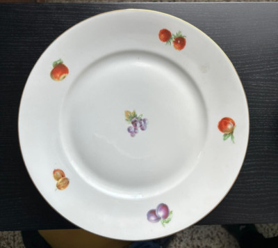 Teller flach und 6 Obstteller RICHARD GINORI + gratis Teller generische Marke