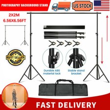 Backdrop Stand Background Stand Kit 6.5 x 6.5 ft for Party  Photo Studio  Case
