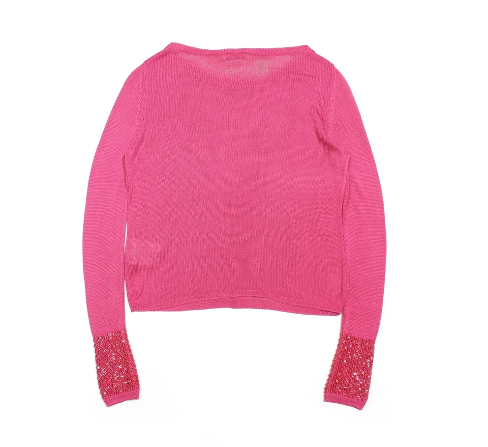 Suéter Jil Sander de Raf Simons 100 % cuentas de seda Foto 3 de 4