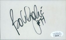 Bob Golic Cleveland Browns Signed 3x5 Index Card JSA Authenticated