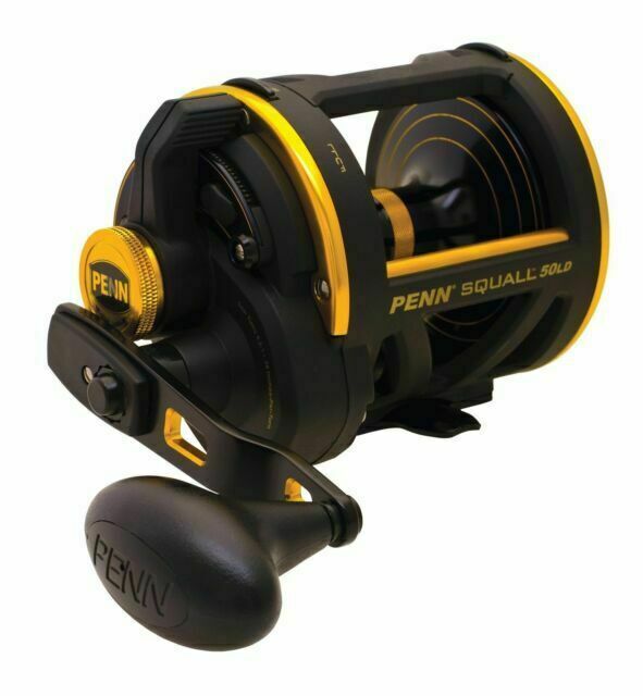 Penn Squall 50 Lever Drag Fishing Reel SQL50LD
