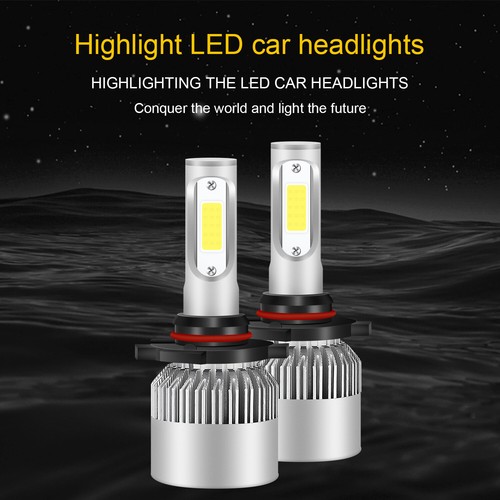 For Chevy Silverado 1500 2500 2007-2015 LED Headlights Hi Lo + Fog Bulbs Kit - Picture 3 of 14