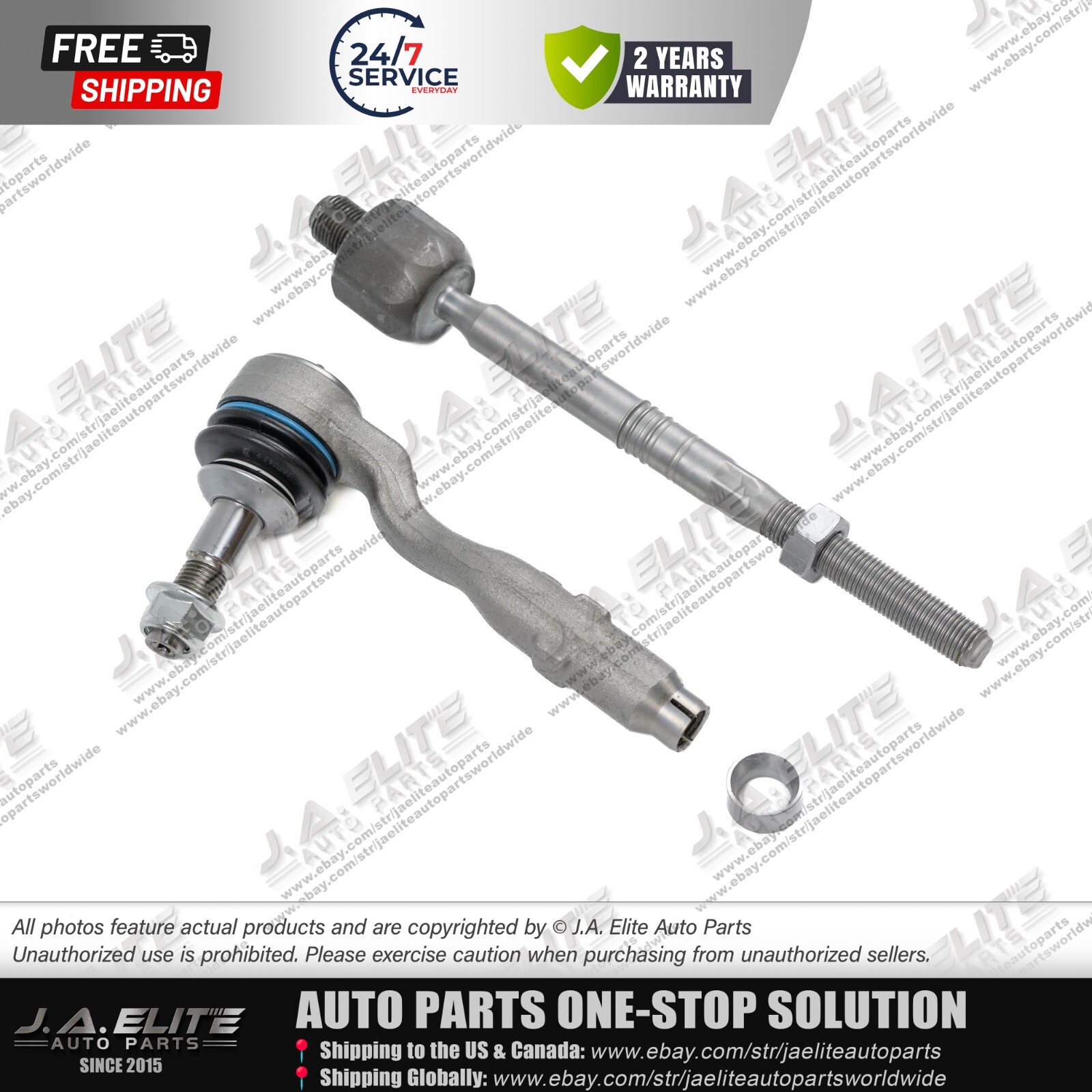 Front Left Tie Rod End Assembly for Rolls-Royce Ghost (2010-2014) 32106784716