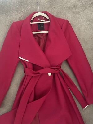 TED BAKER レッドロングコート GOLD AND RED WITH TED - Walk In Wonderland