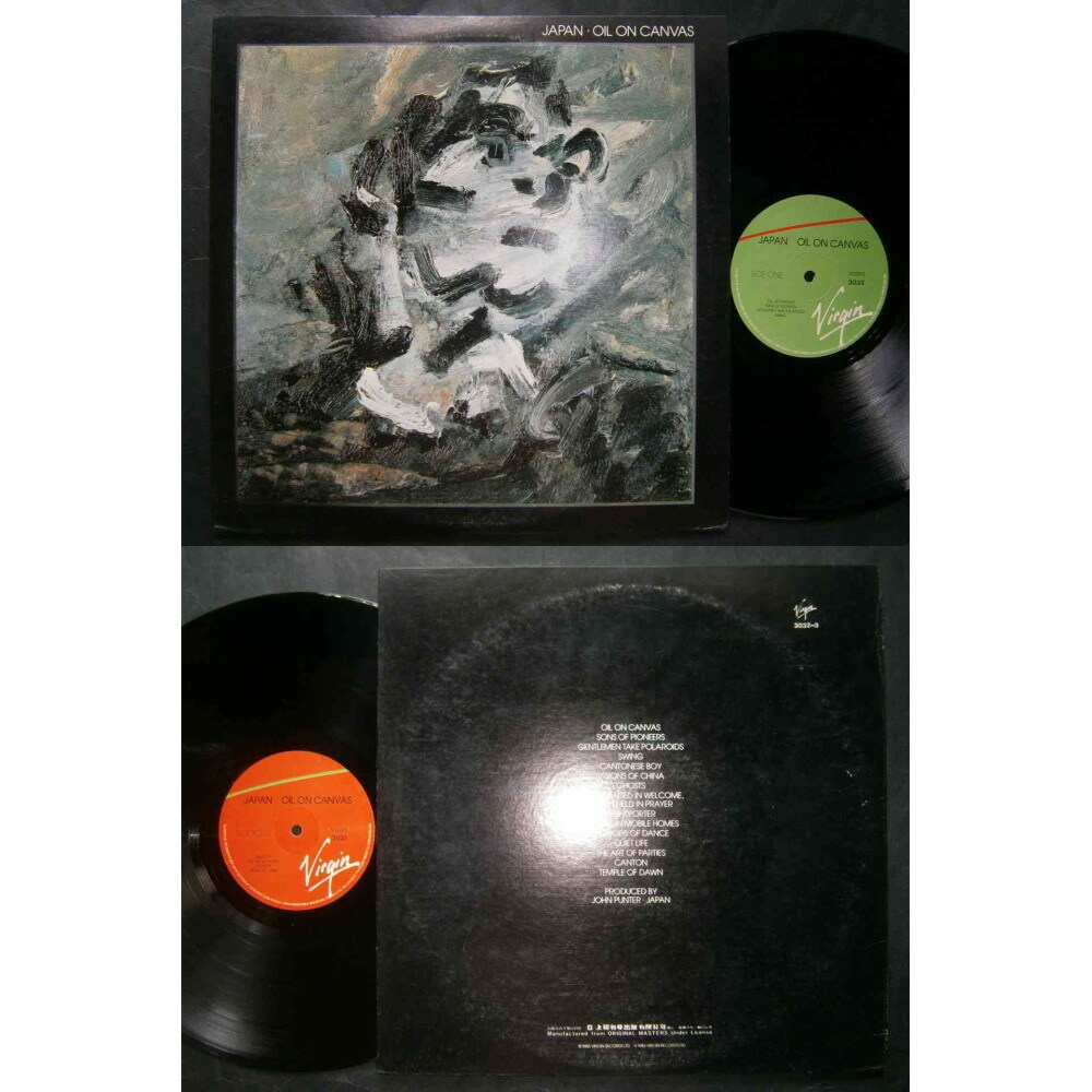 アナログ　ジャパン　オイルオンキャンバス　Sylvian LP アナログ ジャパン オイルオンキャンバス Sylvian LP