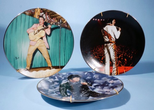 Elvis Presley Delphi Collector Tampa 1955, 68 Comeback Special & Wichita Plate - Foto 2 di 10