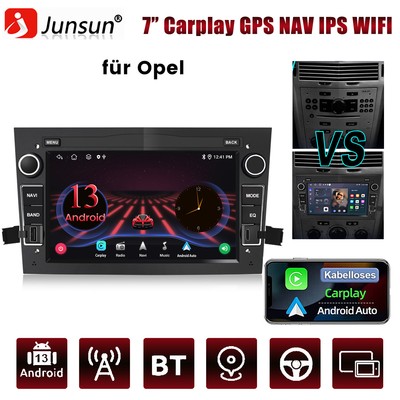 Für Opel Corsa Zafira Signum 7''Autoradio Android13 Carplay 2 Din WIFI Mirrorlink