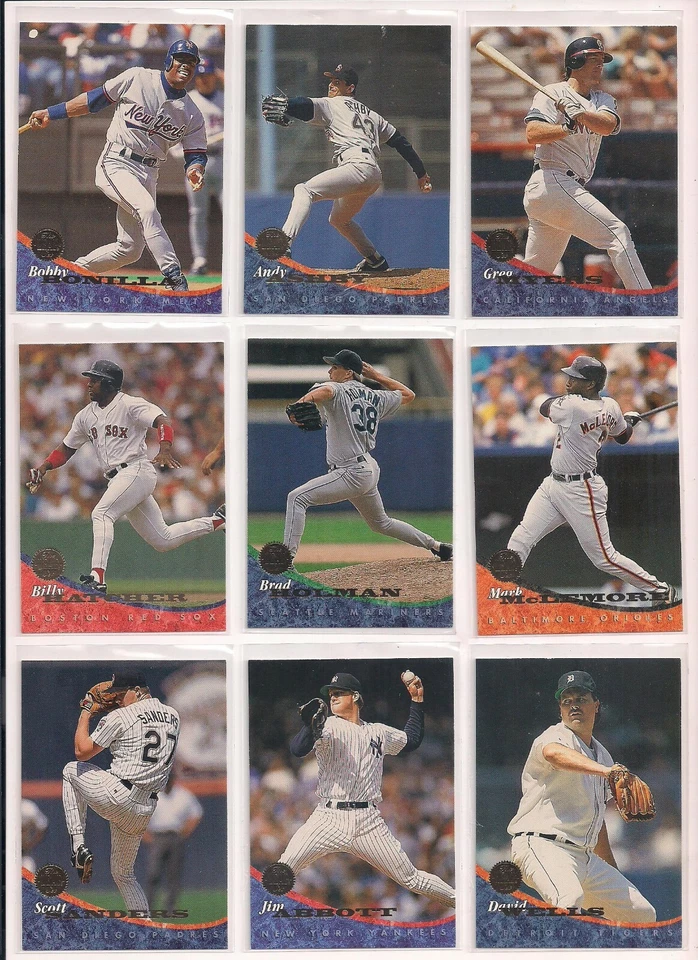 1994 Donruss Leaf Baseball Cards / You Choose From List (CHOICE) #s 1 - 225 - Image 3 of 4
