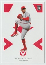 2022 Panini Chronicles Vertex #16 Hunter Greene RC - Cincinnati Reds