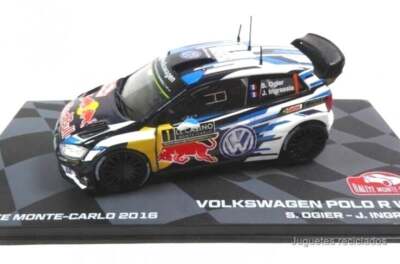 Volkswagen Polo R WRC Ogier 2016 Rallye Montecarlo 1:43 Ixo Eaglemoss metallauto